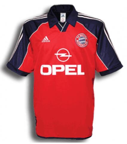 00-01 Bayern Munich Home Retro Soccer Jerseys Shirt