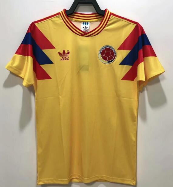 Colombia 1990 Home Retro Shirt Soccer Jersey
