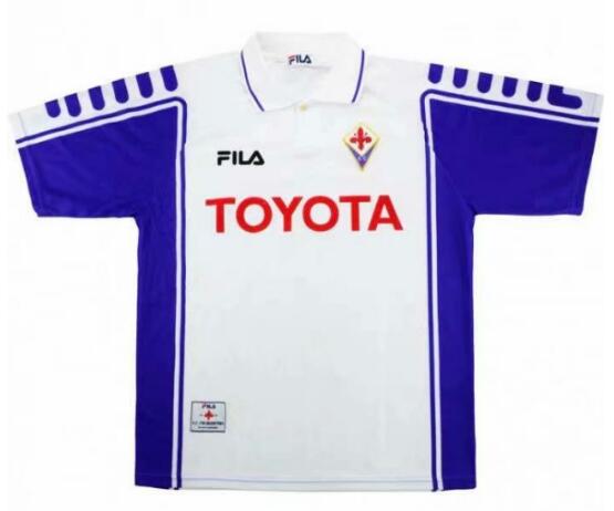 Fiorentina 1999/2000 Away Retro Shirt Soccer Jersey