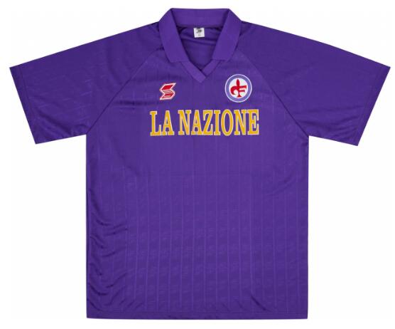 Fiorentina 1989/90 Home Retro Shirt Soccer Jersey