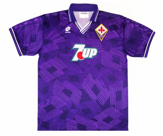 Fiorentina 1992-1993 Home Retro Shirt Soccer Jersey