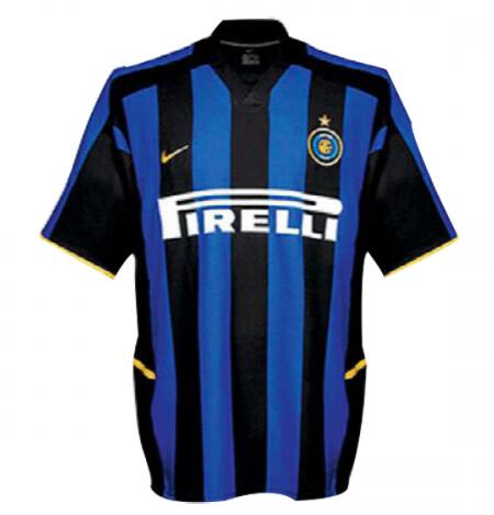 2002/03 Inter Milan Home Retro Shirt Soccer Jersey