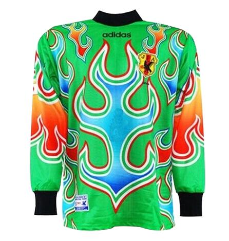 Japan 1998 World Cup Goalkeeper Retro Long Sleeve Green Shirt Soccer Jersey
