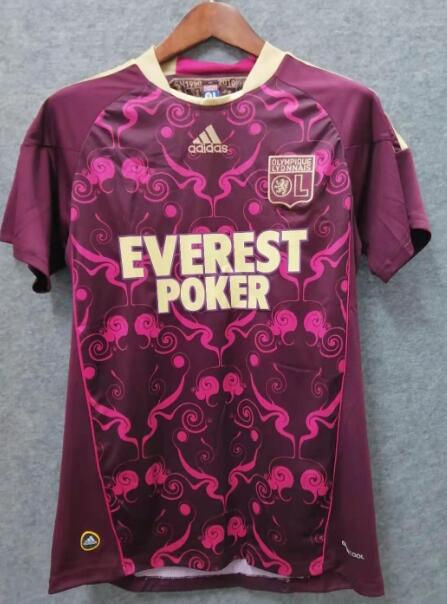 Lyon 2010/11 Away Retro Shirt Soccer Jersey