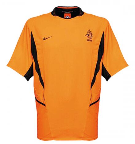 2002 Netherlands Home Retro Shirt Soccer Jersey