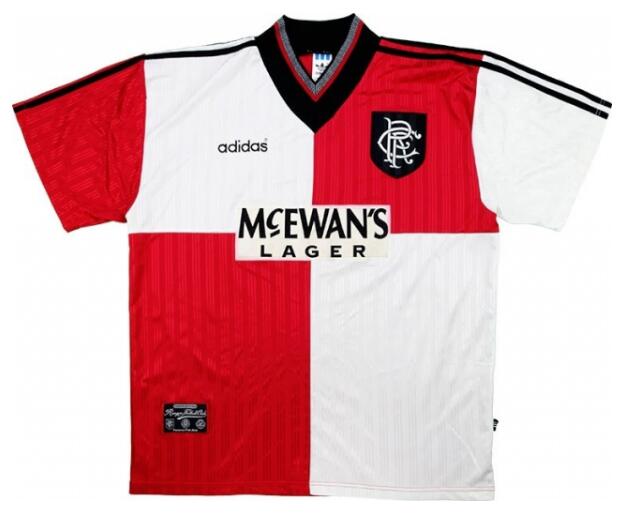 Rangers 1995/96 Away Retro Shirt Soccer Jersey