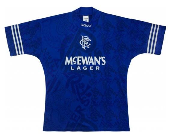 Rangers 1994/96 Home Retro Shirt Soccer Jersey