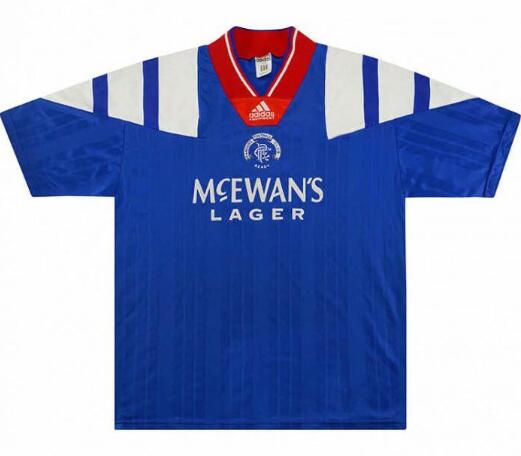 Rangers 1992/1994 Home Retro Shirt Soccer Jersey
