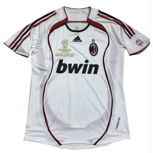 AC Milan 2006/2007 Away Retro Shirt Soccer Jersey