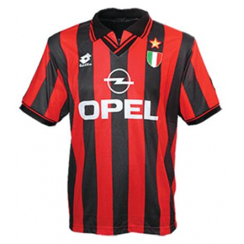 AC Milan 1996/1997 Home Retro Shirt Soccer Jersey