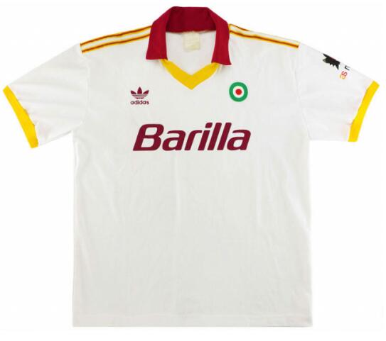Roma 1991/92 Away Retro Shirt Soccer Jersey