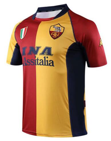 Roma 2001/2002 Home Retro Shirt Soccer Jersey