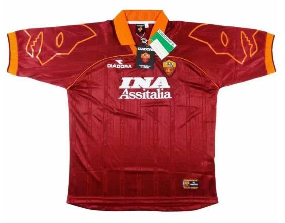Roma 1999/2000 Home Retro Shirt Soccer Jersey