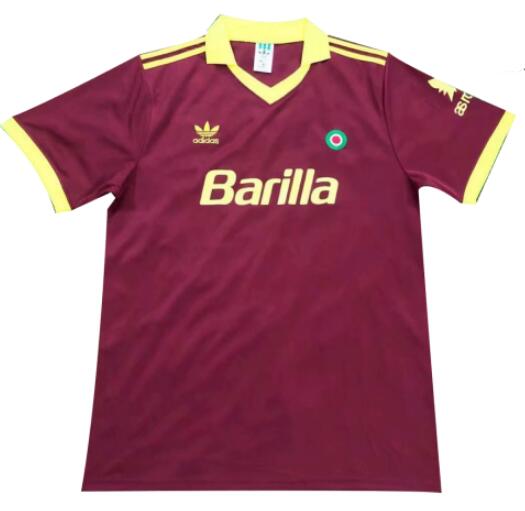 Roma 1991/92 Home Retro Shirt Soccer Jersey