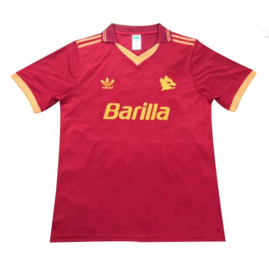 Roma 1992/94 Home Retro Shirt Soccer Jersey