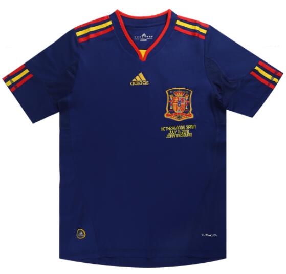 Spain 2010 Away Retro Shirt Soccer Jersey