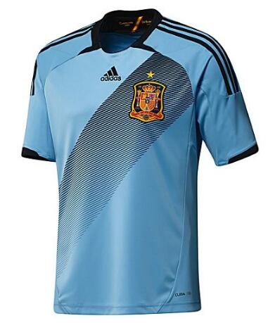 Spain 2012 Away Retro Shirt Soccer Jersey