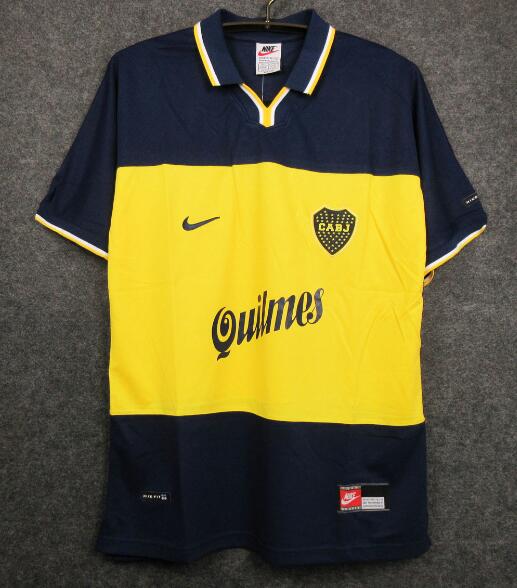 Boca Junior 1998/99 Home Retro Shirt Soccer Jersey