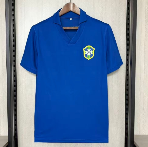 Brazil 1957 Away Retro Shirt Soccer Jersey