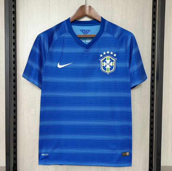 Brazil 2014 Away Retro Shirt Soccer Jersey