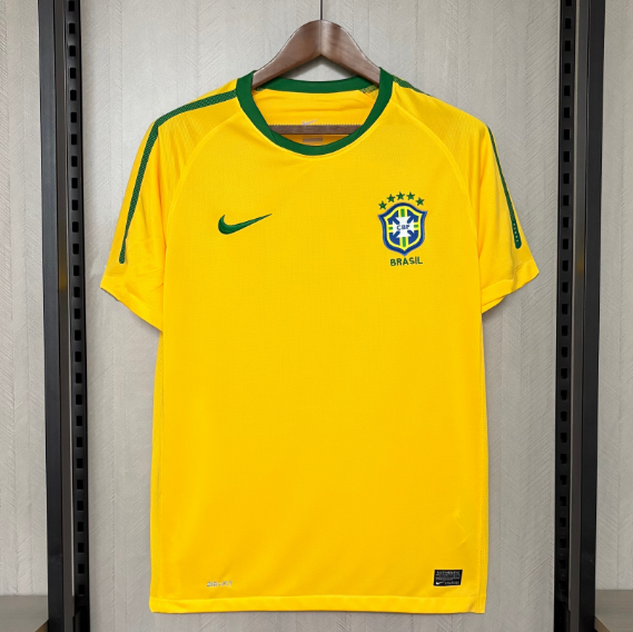Brazil 2010 Home Retro Shirt Soccer Jersey