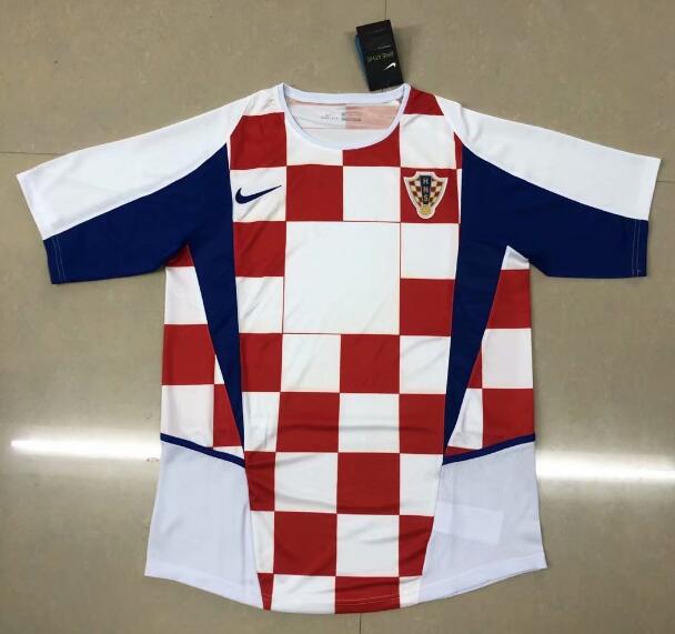 Croatia 2002 Home Retro Shirt Soccer Jersey