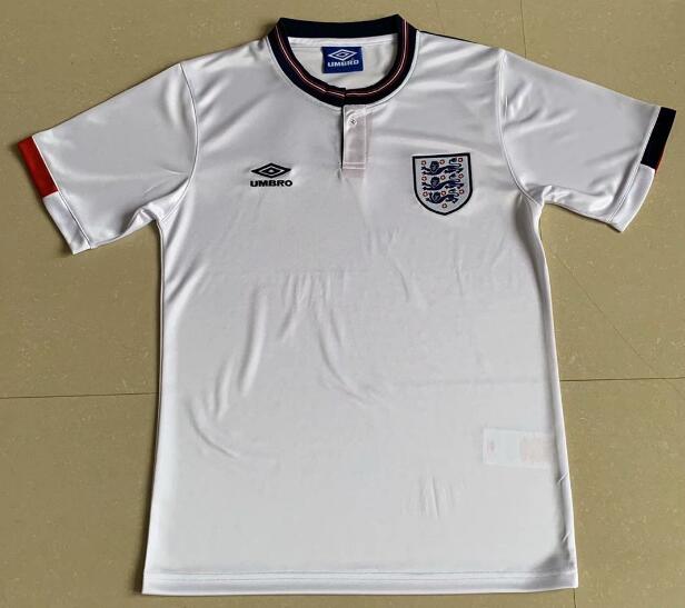England 1989 Home Retro Shirt Soccer Jersey
