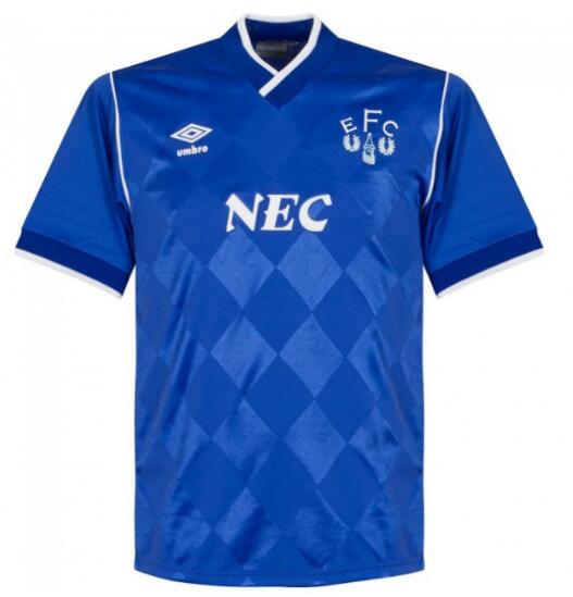 Everton 1986/87 Home Retro Shirt Soccer Jersey