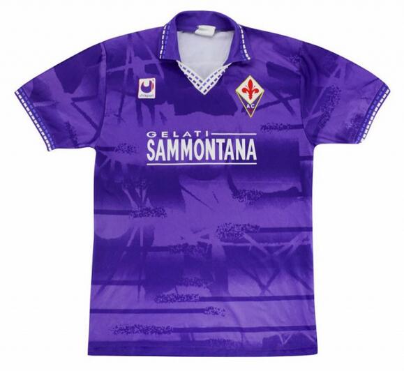 Fiorentina 1994/95 Home Retro Shirt Soccer Jersey