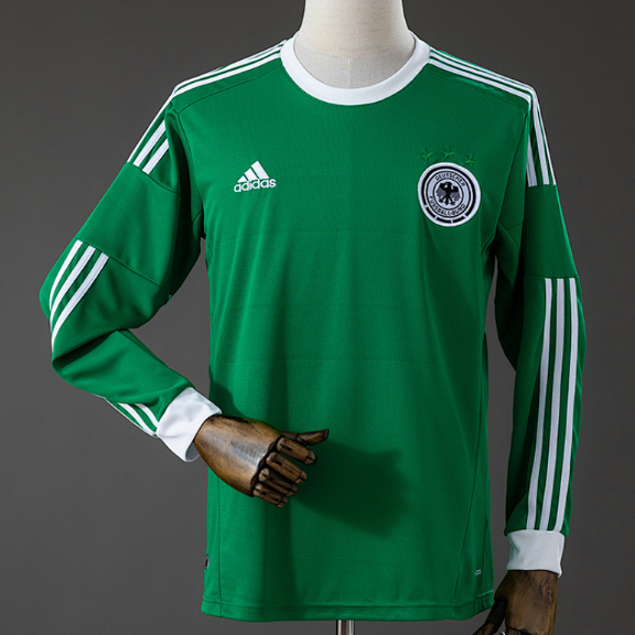 Germany 2012/13 Away Retro Long Sleeved Shirt Soccer Jersey
