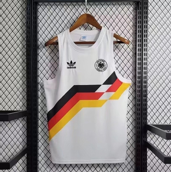 Germany 1990 Home Retro Vest Shirt Soccer Jersey
