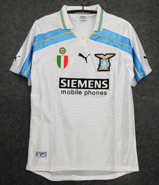 Lazio 2000/01 Home Retro Shirt Soccer Jersey