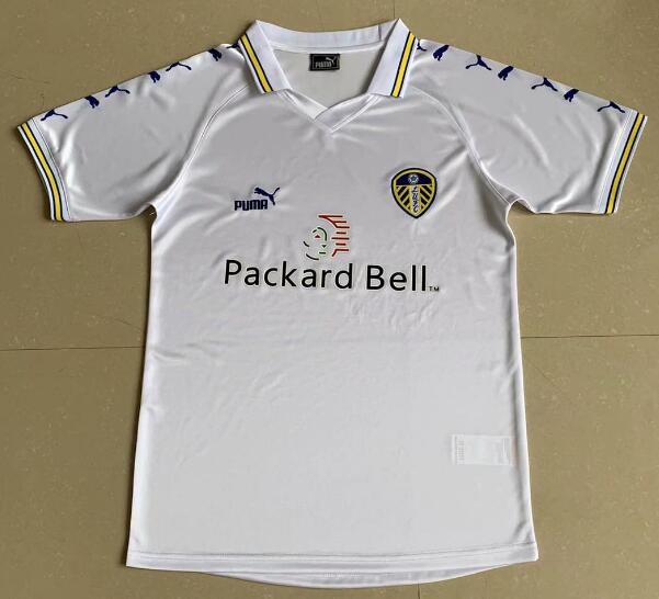 Leeds United 1999 Home Retro Shirt Soccer Jersey
