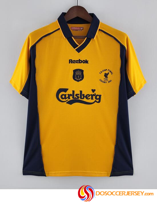 Liverpool 2000/01 Away Retro Shirt Soccer Jersey