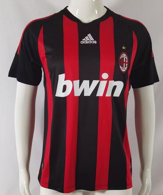 AC Milan 2008/09 Home Retro Shirt Soccer Jersey