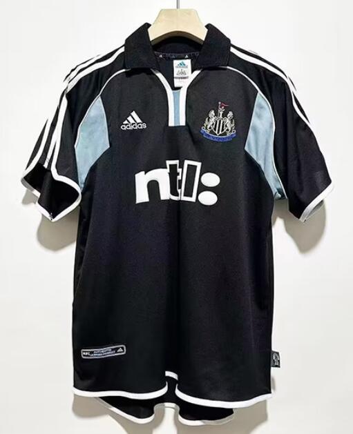 Newcastle United 2000/01 Away Retro Shirt Soccer Jersey