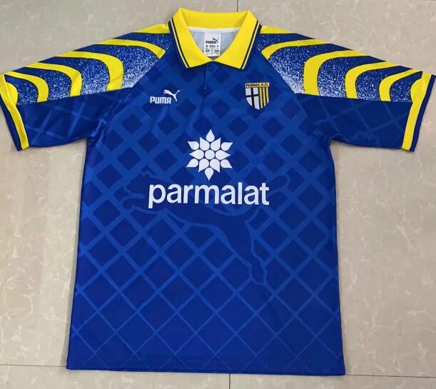 Parma 1995/97 Away Retro Blue Shirt Soccer Jersey