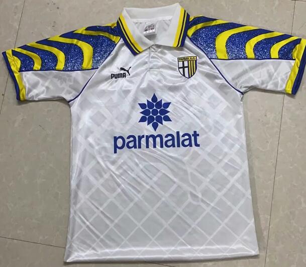 Parma 1995/97 Away White Retro Shirt Soccer Jersey
