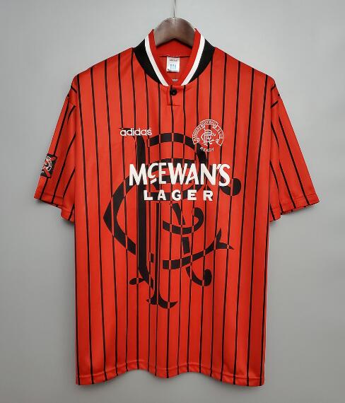 Rangers 1994/95 Away Retro Shirt Soccer Jersey