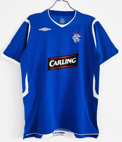 Rangers 2008/09 Home Retro Shirt Soccer Jersey