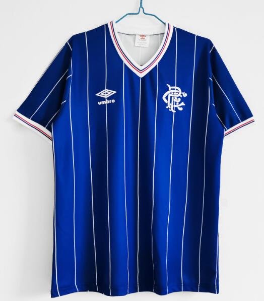 Rangers 1982/83 Home Retro Shirt Soccer Jersey