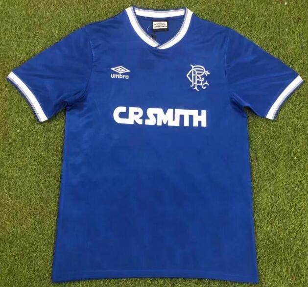 Rangers 1984/87 Home Retro Shirt Soccer Jersey