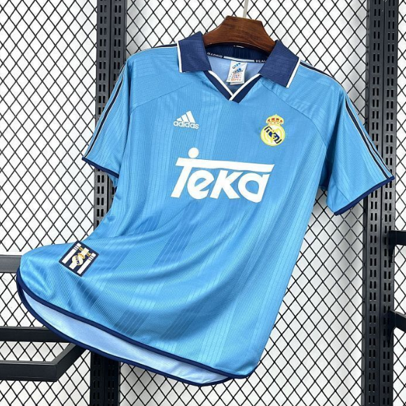 Real Madrid 1999/2000 Third Retro Shirt Soccer Jersey