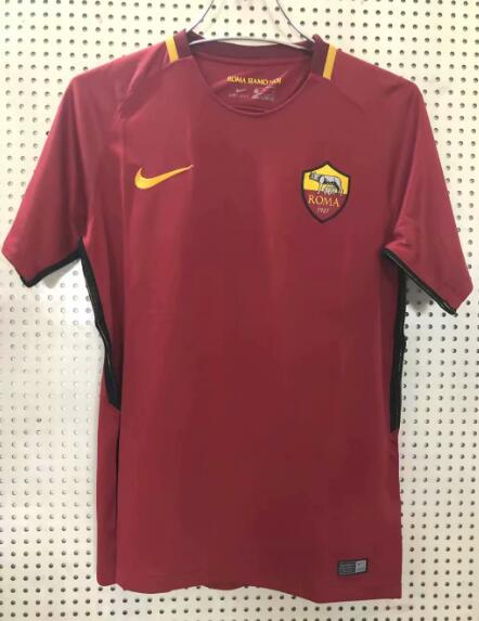 Roma 2017/18 Home Retro Shirt Soccer Jersey