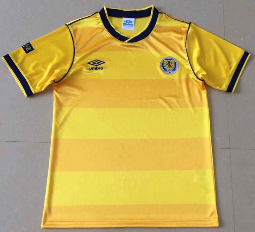 Scotland 1986 Away Retro Shirt Soccer Jersey