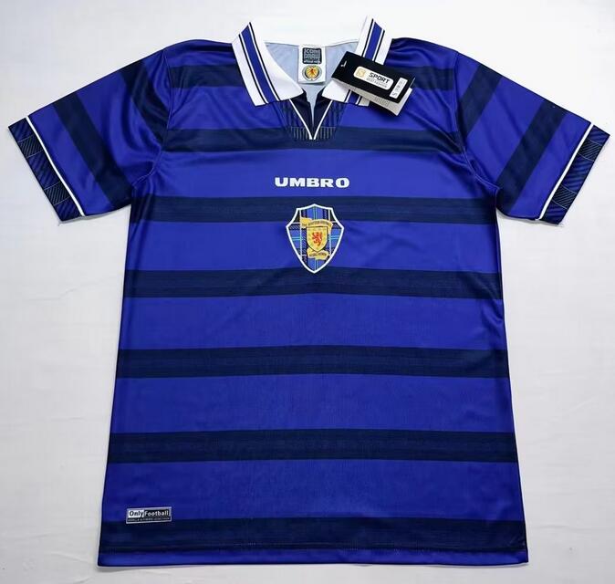 Scotland 1998 Home Retro Shirt Soccer Jersey