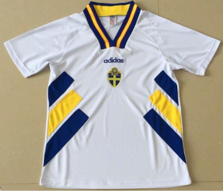 Sweden 1994-1996 Away Retro Shirt Soccer Jersey