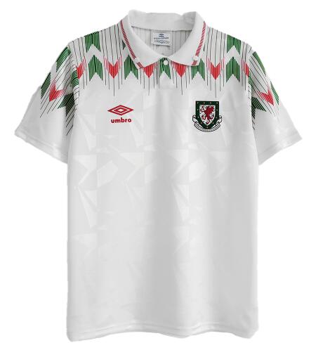 Wales 1990/92 Away Retro Shirt Soccer Jersey