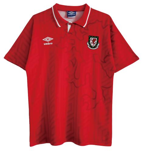 Wales 1992/94 Home Retro Shirt Soccer Jersey