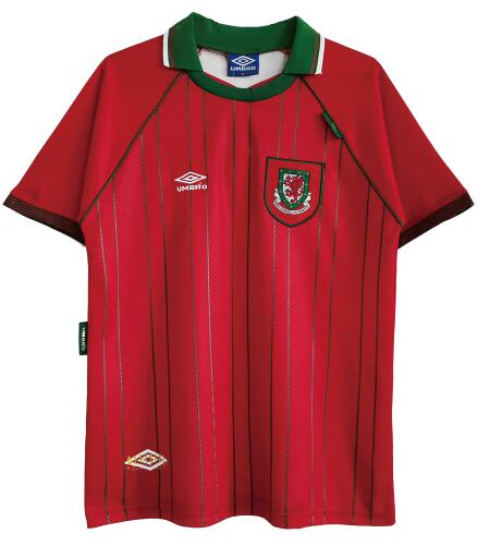Wales 1994/96 Home Retro Shirt Soccer Jersey